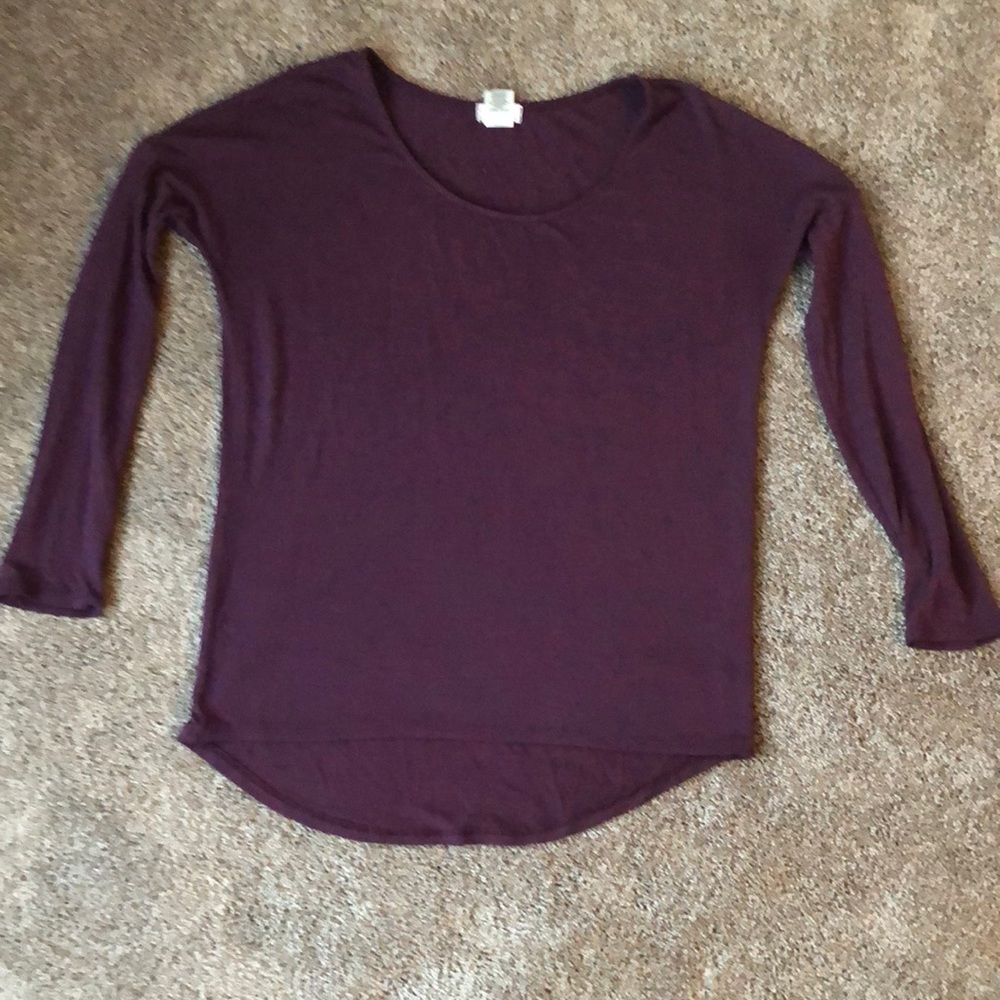 Wet Seal - Small maroon long sleeve